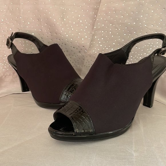 LifeStride Open-Toe Slingback Heel - Picture 1 of 7
